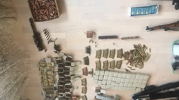 В Киеве СБУ изъяла большое количество оружия и боеприпасов