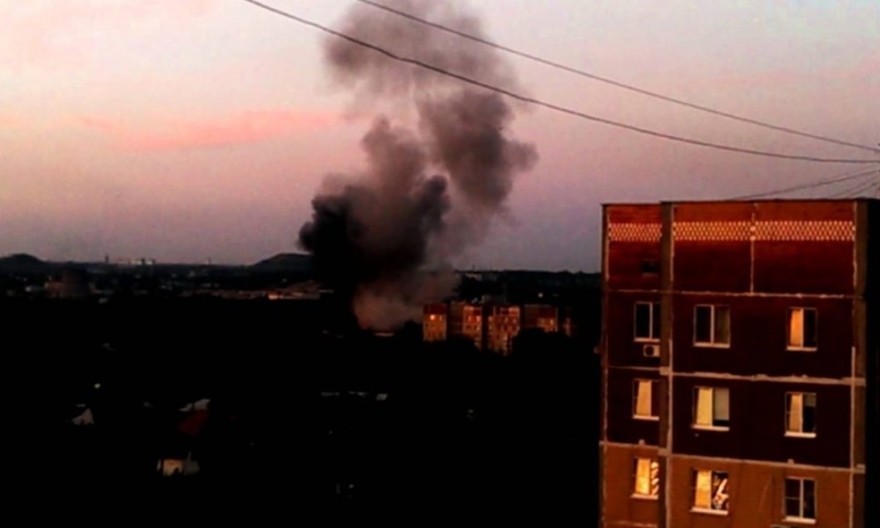 Склады боевиков взлетели на воздух на Донбассе