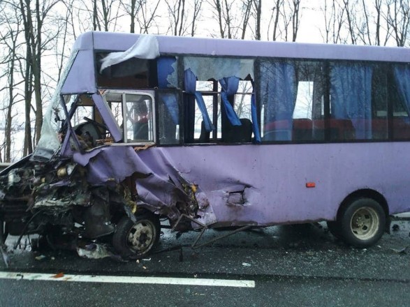 Страшное ДТП во Львовской области с участием рейсового автобуса