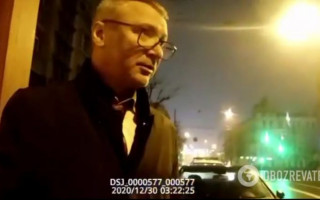 В Киеве пьяный замминистра промышленности устроил скандал с патрульными, щеголяя должностью: видео