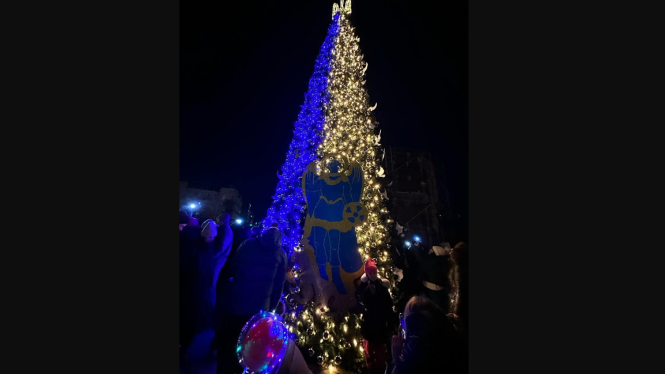В Киеве зажгли главную елку Украины – фото