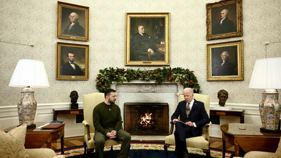 Начались переговоры Зеленского и Байдена в Овальном кабинете, фото