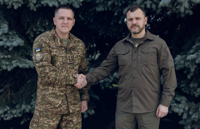 Игорь Клименко представил нового командующего Национальной гвардии Украины Александра Пивненко, фото