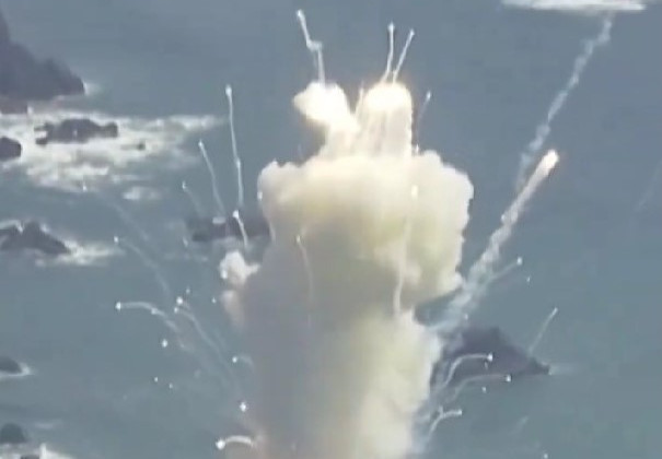 Японская ракета взорвалась во время первого запуска: видео