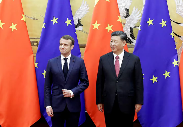 Макрон збирається тиснути на главу Китаю щодо торгівельного дисбалансу та війни в Україні