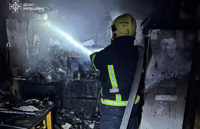 На Київщині сталася смертельна пожежа, фото
