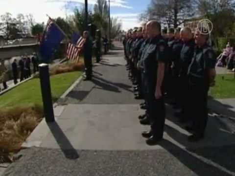 Пожарные Новой Зеландии почтили память жертв 11 сентября