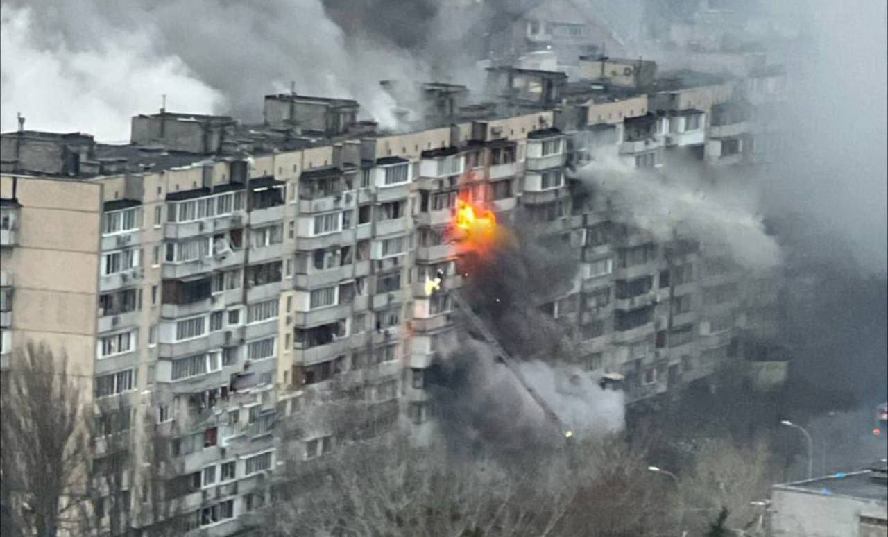 В Соломенском районе Киева в результате атаки поврежден дом: уже 16  пострадавших / В Украине / Судебно-юридическая газета