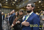 Съезд партии «Слуга народа» обсуждает дальнейшую судьбу партии, фото