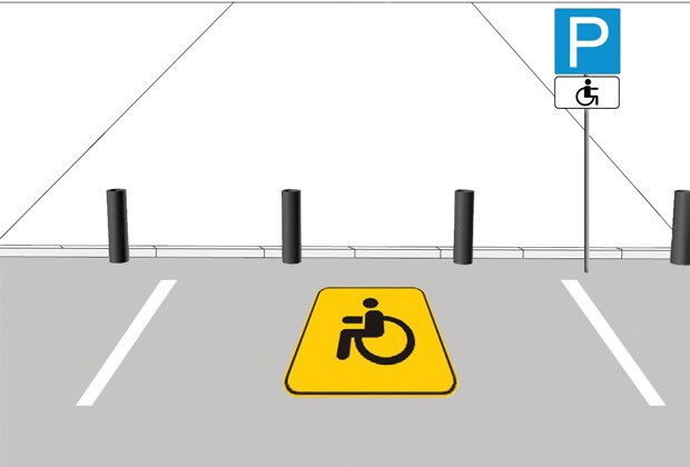 Штрафы за парковки в местах для инвалидов увеличили почти вдвое