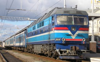 В Закарпатской области загорелся пассажирский поезд. ФОТО