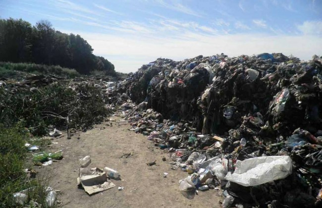 На Киевщину снова вывезли львовский мусор. ФОТО