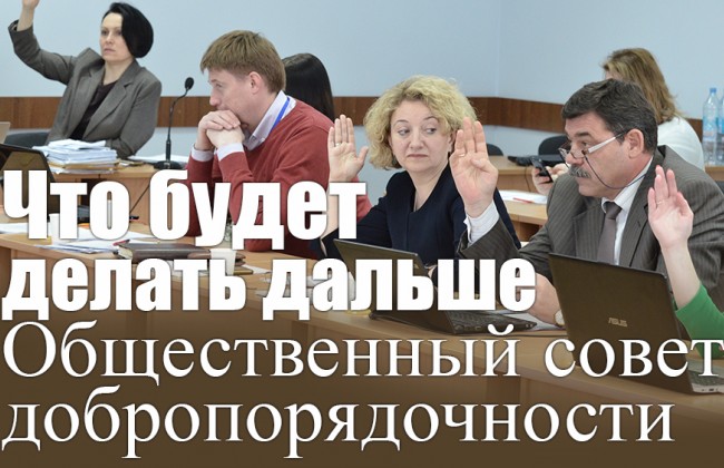 Что будет делать дальше Общественный совет добропорядочности