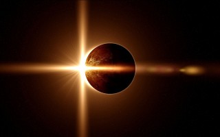 NASA показало снимок солнечного затмения, сделанный с Луны (фото)