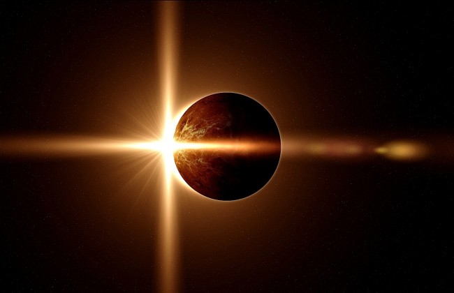 NASA показало снимок солнечного затмения, сделанный с Луны (фото)