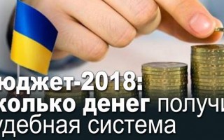 Бюджет-2018: скільки грошей отримає судова система