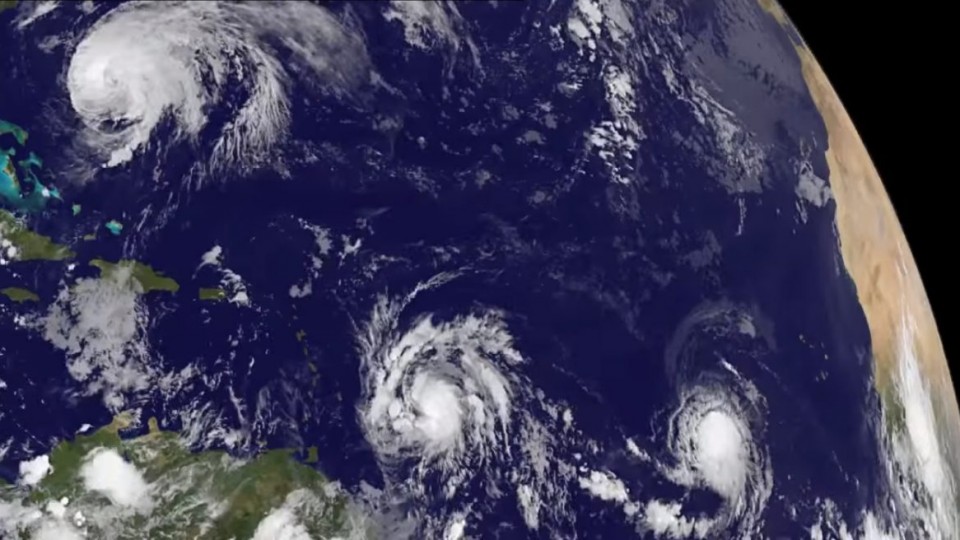 NASA показало ураган «Мария» в инфракрасном свете (фото)