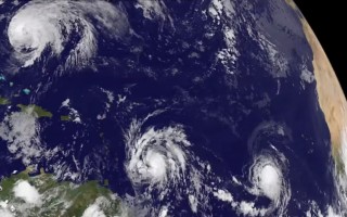 NASA показало ураган «Мария» в инфракрасном свете (фото)