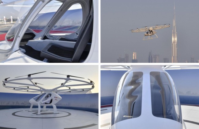 Первый летающий беспилотник-такси протестирован в ОАЭ