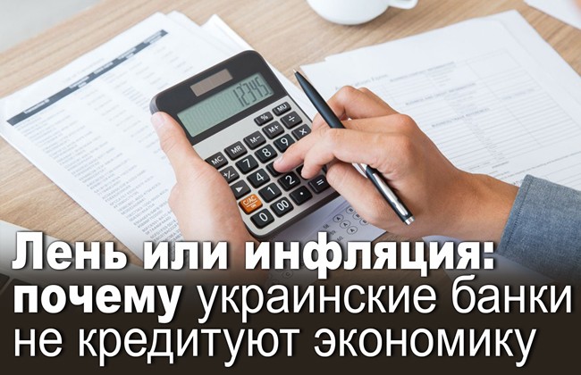Лень или инфляция: почему украинские банки не кредитуют экономику