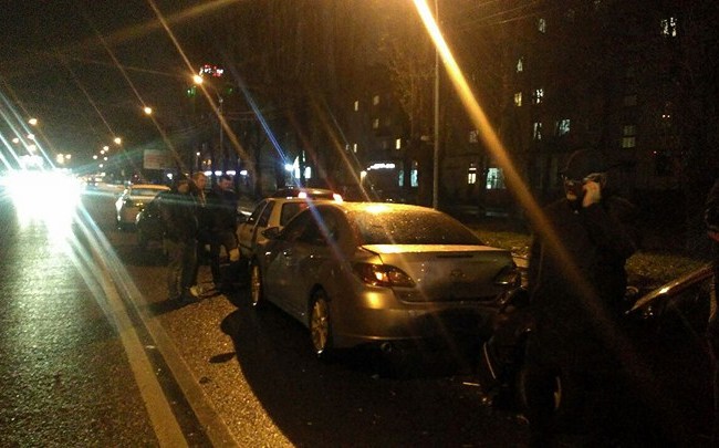 Авария во Львове: столкнулись сразу пять автомобилей (фото)