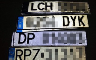 В Киеве злоумышленники воровали номерные знаки