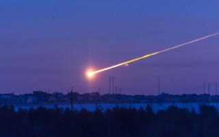 На границе Финляндии и России упал метеорит (видео)