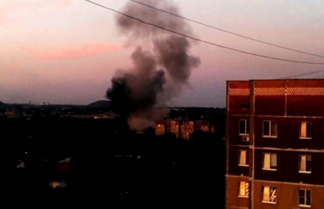 Склады боевиков взлетели на воздух на Донбассе