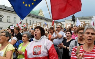 В Польше прошли акции протеста