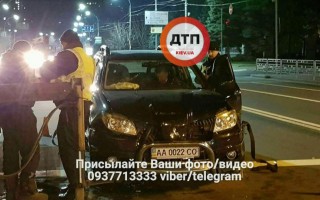 Нетрезвый водитель спровоцировал ДТП в Киеве