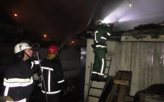 В Житомире пожилой мужчина сгорел в собственном гараже