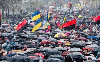В столице сторонники Саакашвили вышли на марш