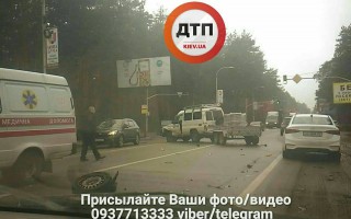 ДТП под Киевом: есть пострадавшие