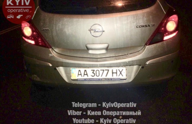 ДТП на Борщаговке: женщина решила прокатиться в состоянии опьянения