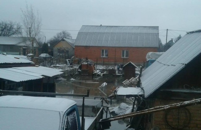 Несколько частных домов в Кропивницком ушли под воду (фото)