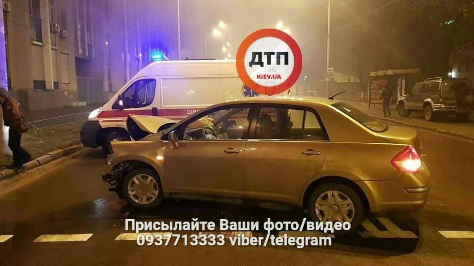 В Киеве произошло серьезное ДТП в Новогоднюю ночь