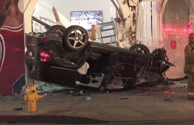 Неудачное начало нового года: украинская модель попала в жуткое ДТП в Лос-Анджелесе