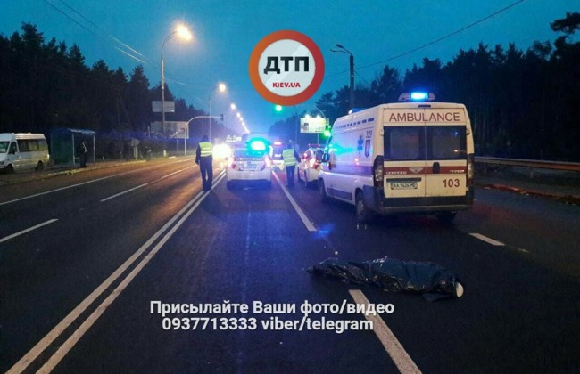 Сбитый пешеход в Конча-Заспе: полиция нашла авто