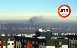 Киевлян напугал масштабный пожар в пригороде столицы