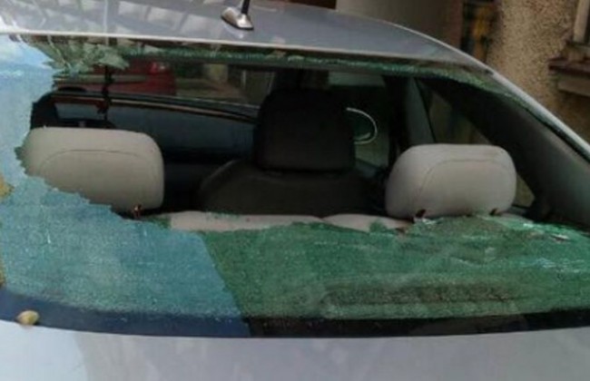 В Польше забросали камнями автомобиль на российских номерах (фото)