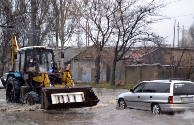 Две улицы в Одессе «утонули»  (фото)