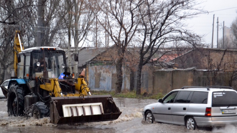 Две улицы в Одессе «утонули»  (фото)