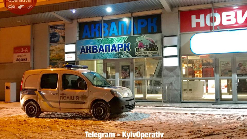 В аквапарке Киева на ребенка упал потолок