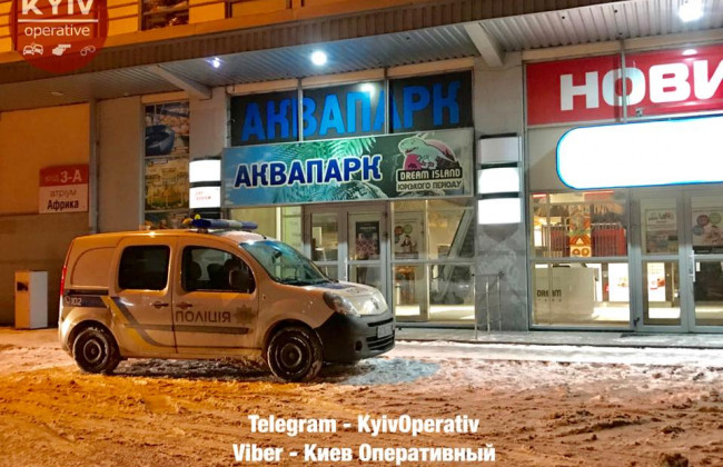 В аквапарке Киева на ребенка упал потолок