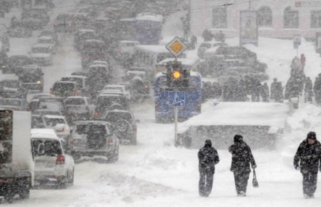 Киевлян предупредили о гололеде и сильной метели