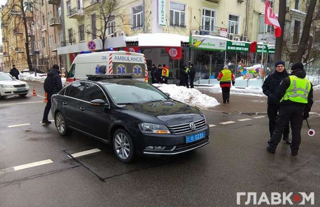 Президентский кортеж сбил человека в Киеве