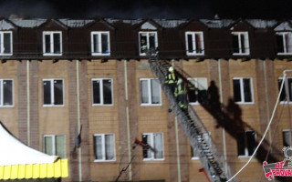 В Броварах горело общежитие
