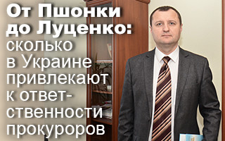 От Пшонки до Луценко: сколько в Украине привлекают к ответственности прокуроров