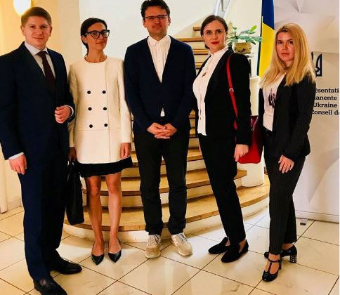 Посол Украины в ЕС встретился с украинскими адвокатами в Страсбурге