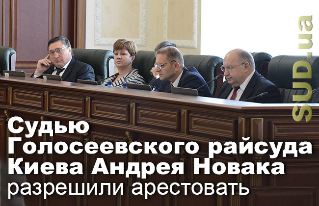 Суд арестовал судью Голосеевского райсуда Киева Андрея Новака